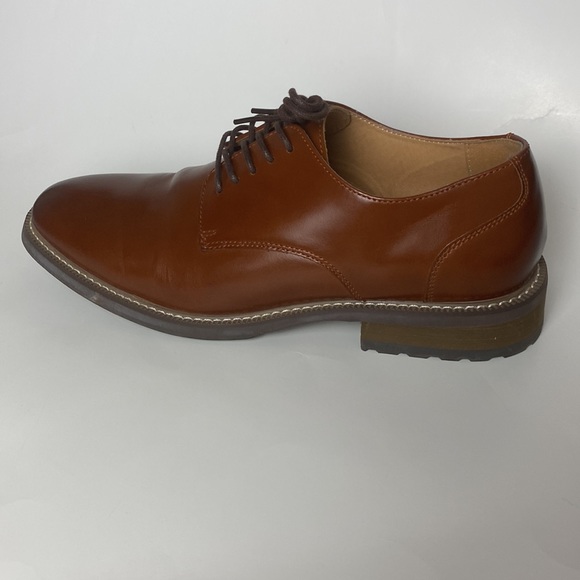 Men’s Oxford Tan Dress Shoes - Picture 8 of 11